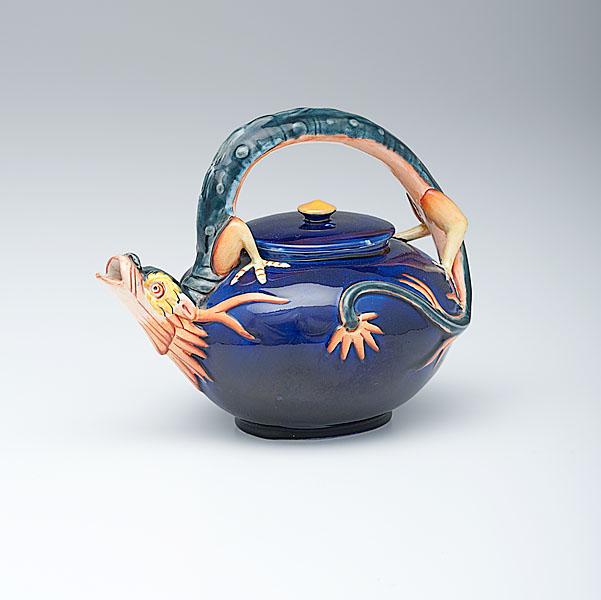 Wedgwood Majolica Dragon Teapot