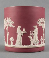Wedgwood maroon jasperware cac