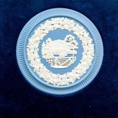 WEDGWOOD PALE BLUE JASPERWARE,