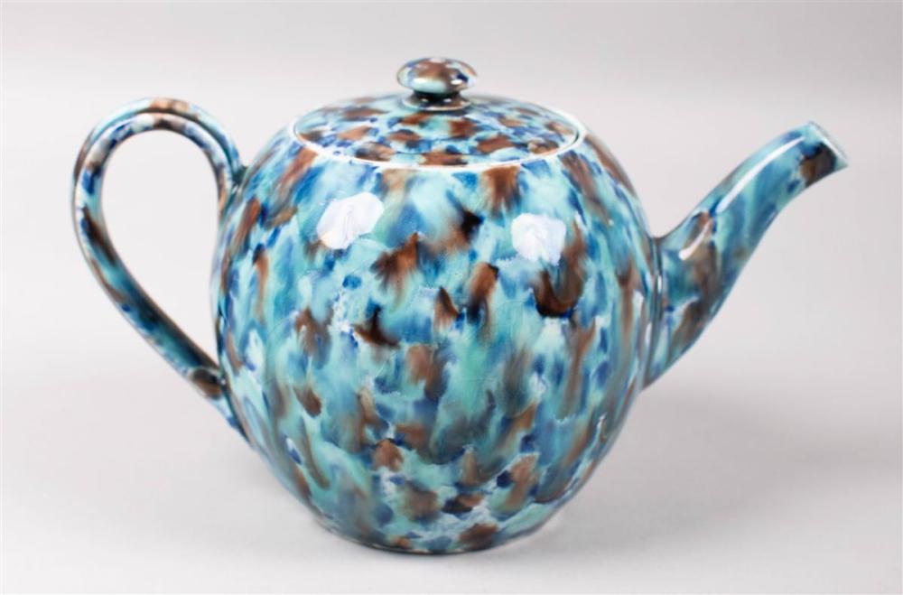 WEDGWOOD PEARLWARE MOTTLED TEAPOT