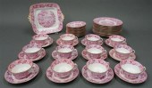 WEDGWOOD PINK TRANSFER PRINTED