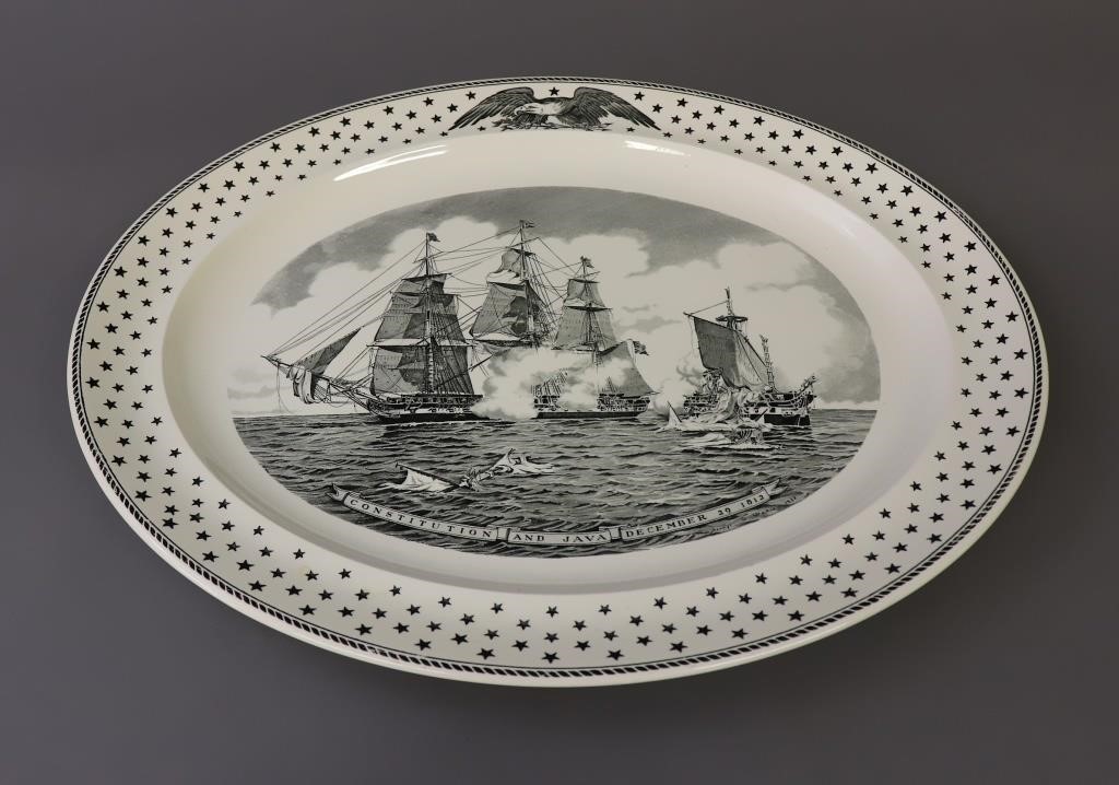 Wedgwood platter, "Constitution and