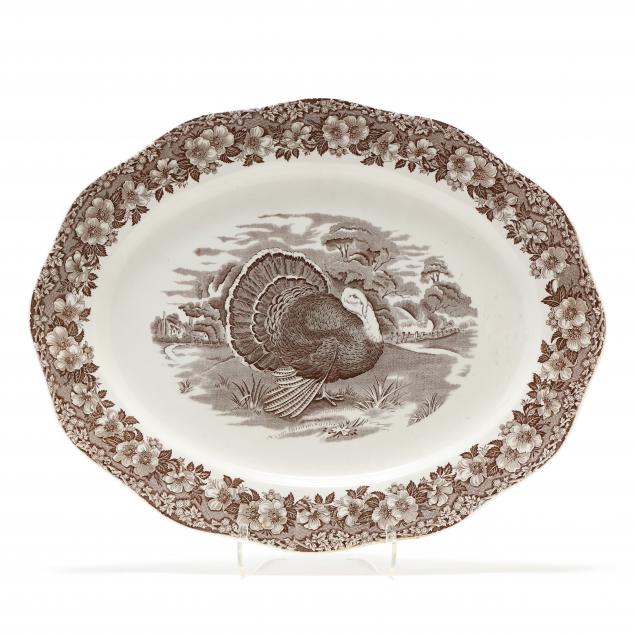 WEDGWOOD PORCELAIN TURKEY PLATTER