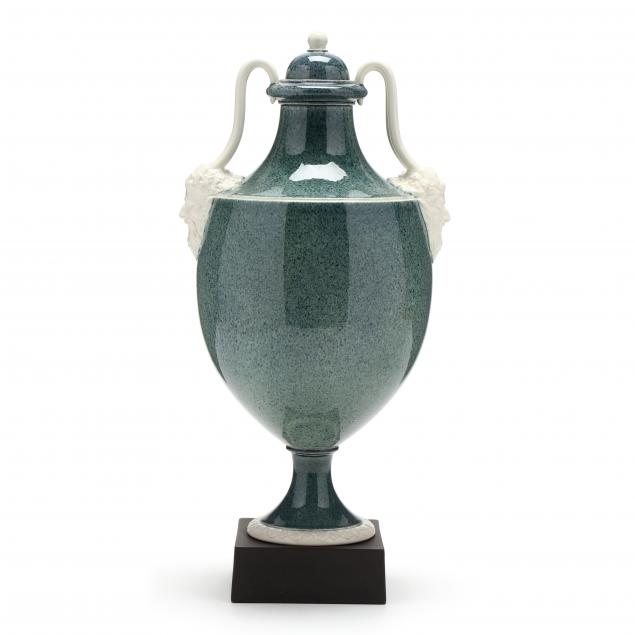 WEDGWOOD PORPHYRY VASE, SHAPE NO.1,