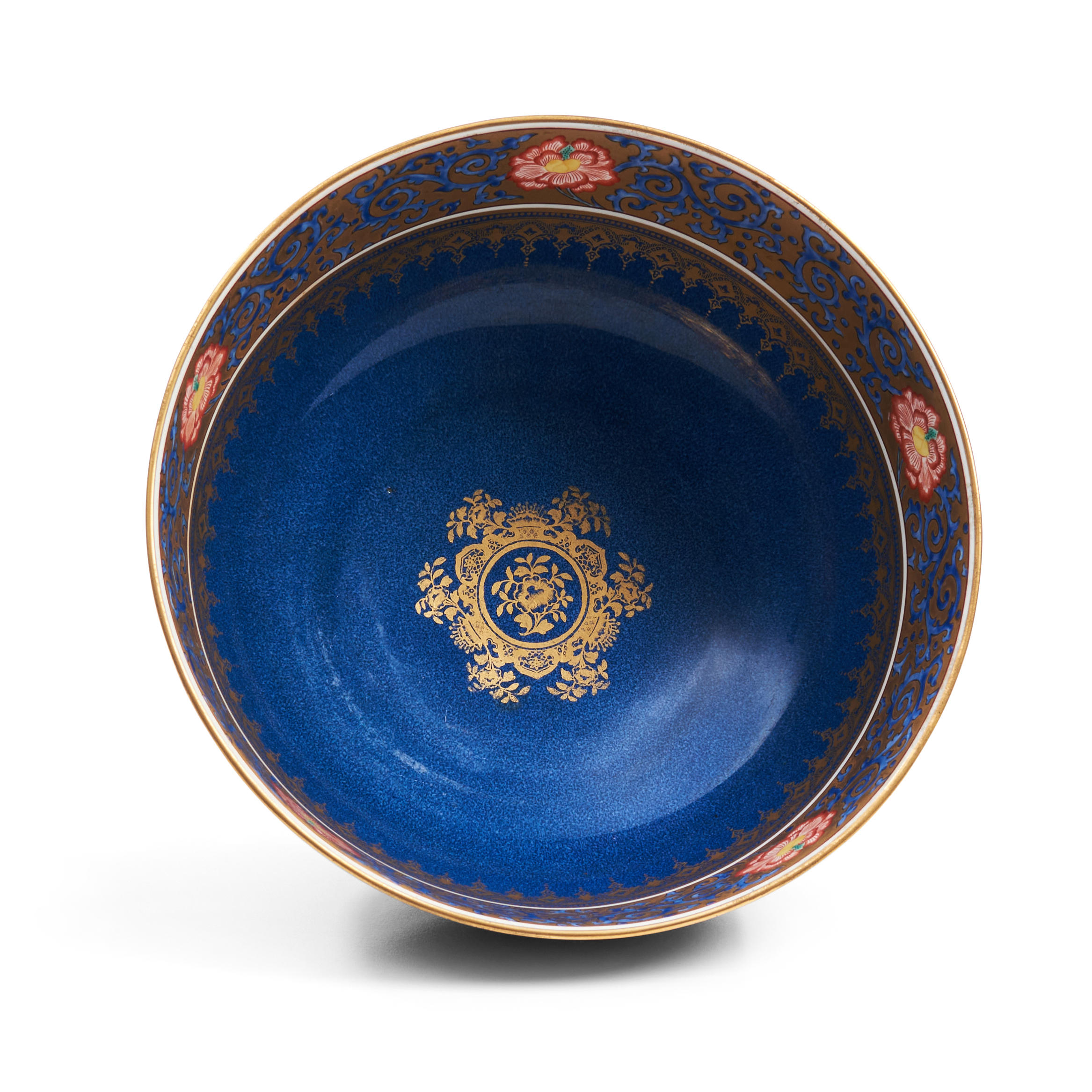 WEDGWOOD POWDER BLUE DECORATED BONE