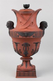 WEDGWOOD 'ROSSO ANTICO' BLACK