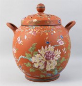 WEDGWOOD 'ROSSO ANTICO' ENAMEL
