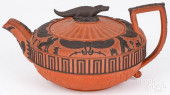 WEDGWOOD ROSSO ANTICO TEAPOT<b