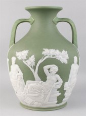 WEDGWOOD SAGE-GREEN DIP JASPER