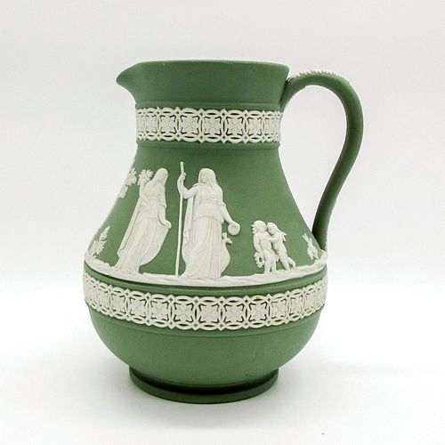 WEDGWOOD SAGE GREEN JASPERWARE,