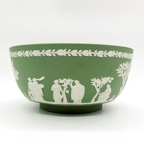 WEDGWOOD SAGE GREEN JASPERWARE,