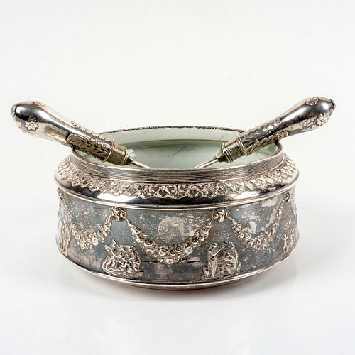WEDGWOOD SILVER PLATED SALAD SERVER