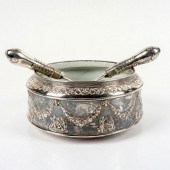 WEDGWOOD SILVER PLATED SALAD S