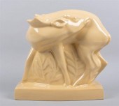 WEDGWOOD STRAW-YELLOW GLAZED A