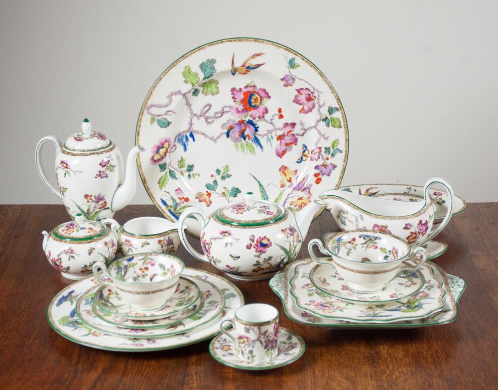 WEDGWOOD "SWALLOW" CHINA SET,