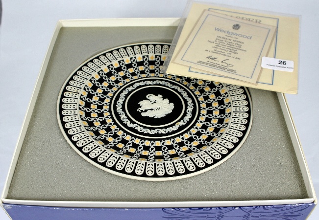 Wedgwood three coloured diced