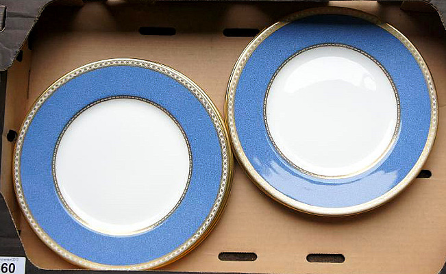 Wedgwood Ulander Powder Blue Dinner