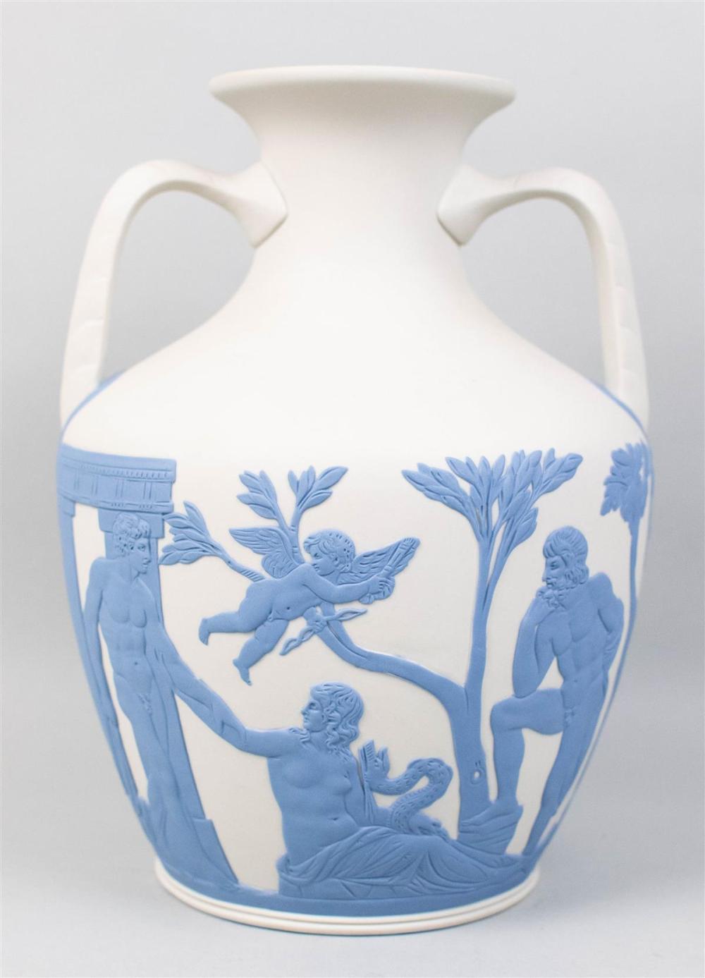 WEDGWOOD WHITE SOLID 'REVERSE BLUE'