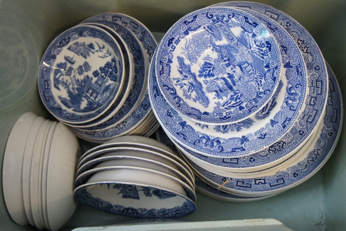Wedgwood Willow Blue and White part