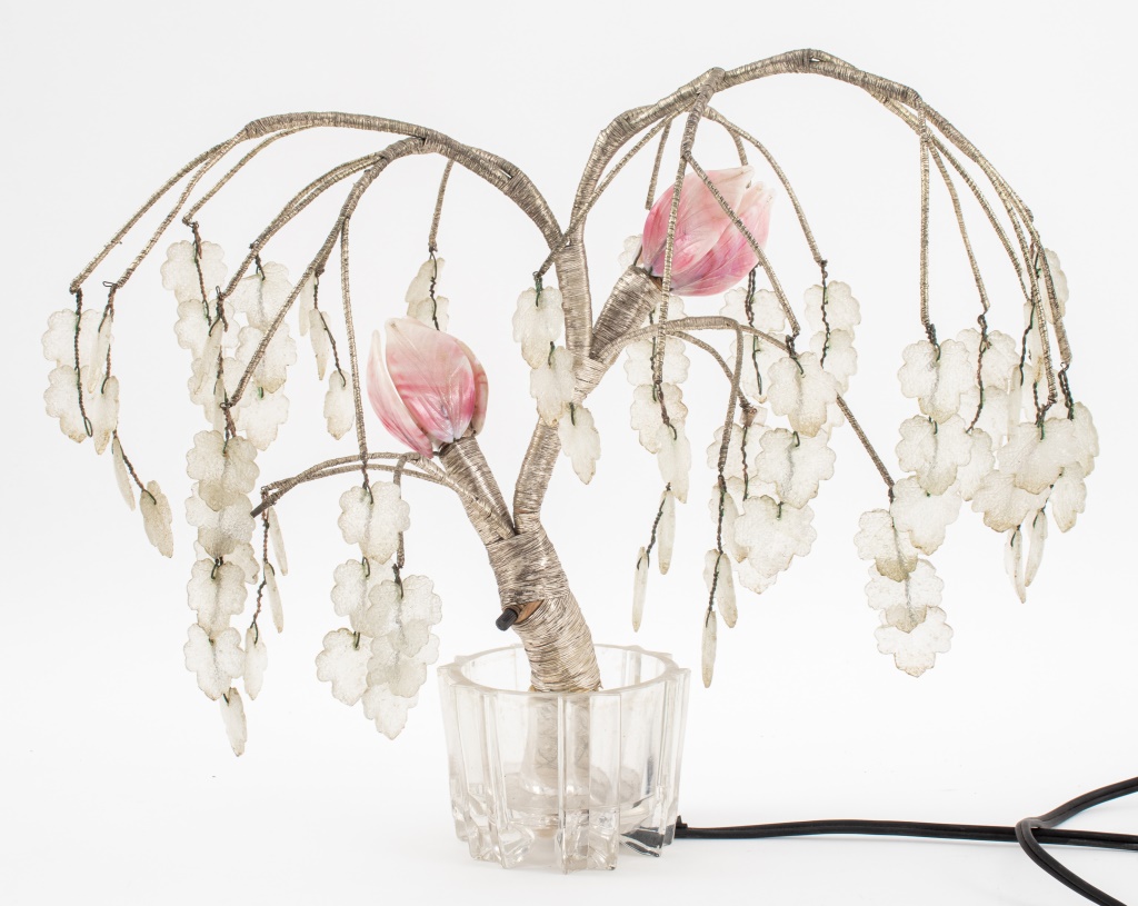 "WEEPING CHERRY" TABLE LAMP,