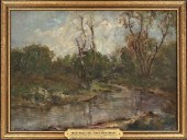 WEGER, O/B LANDSCAPE WITH STRE