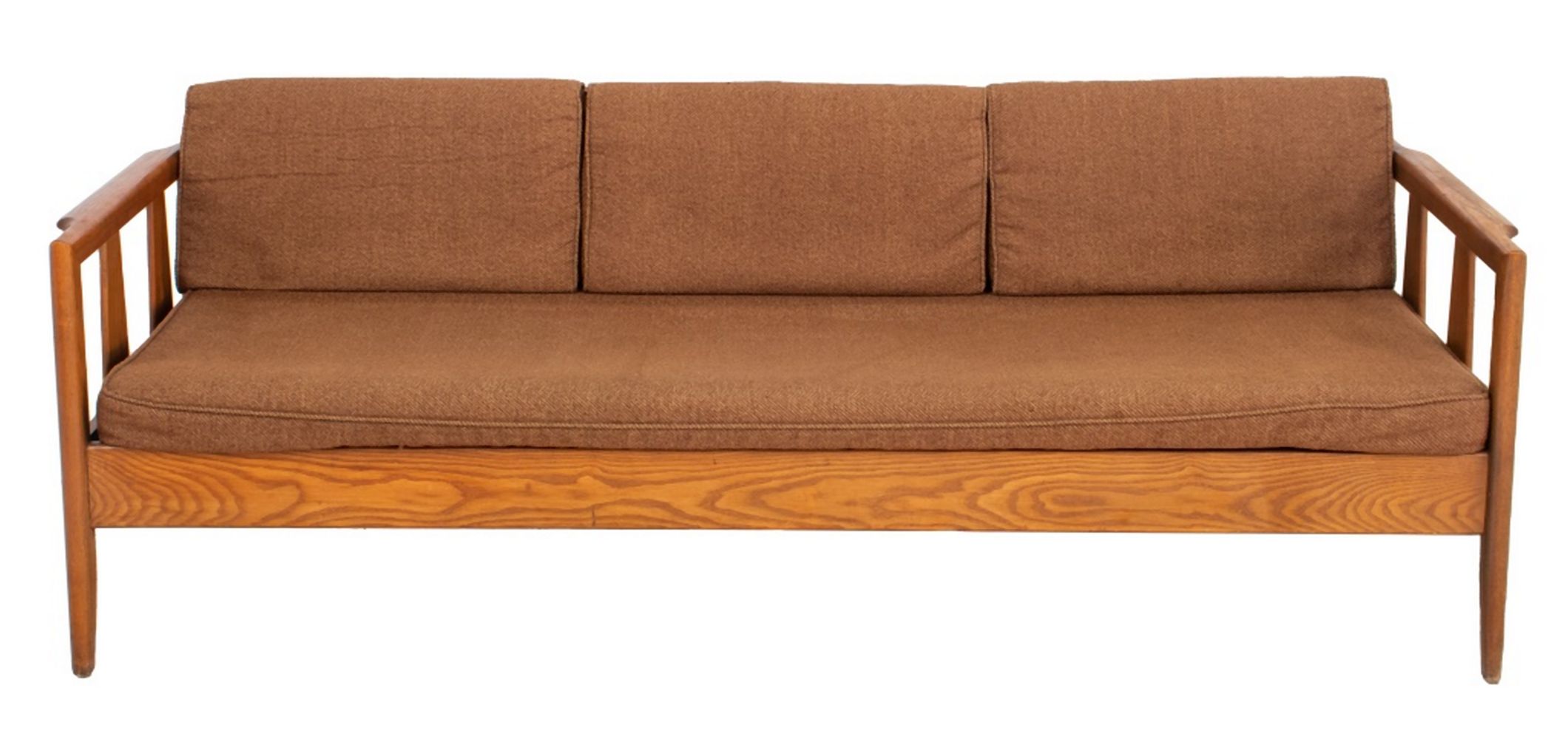 WEGNER STYLE DANISH MODERN OAK SOFA