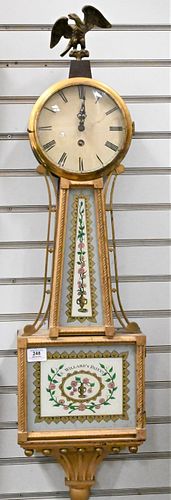 WEIGHT DRIVEN BANJO CLOCKWeight