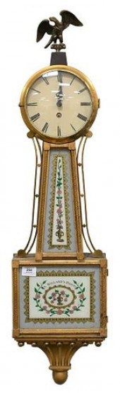 WEIGHT DRIVEN BANJO CLOCKWeigh