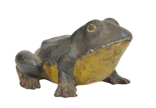 WEIGHTED CAST IRON FROG