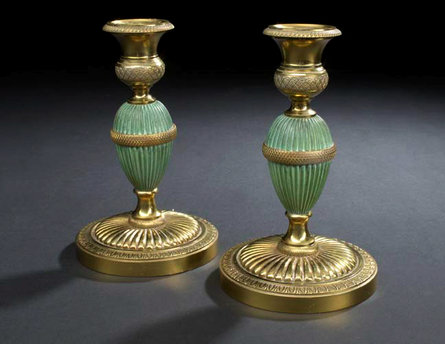 Weighty Pair of Swedish Chased