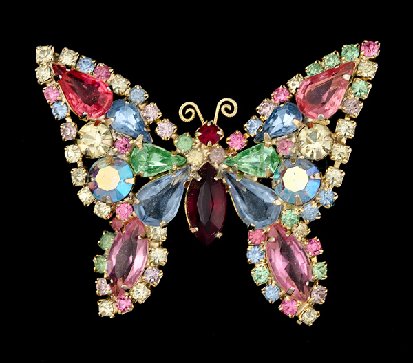Weiss Butterfly Costume Jewelry
