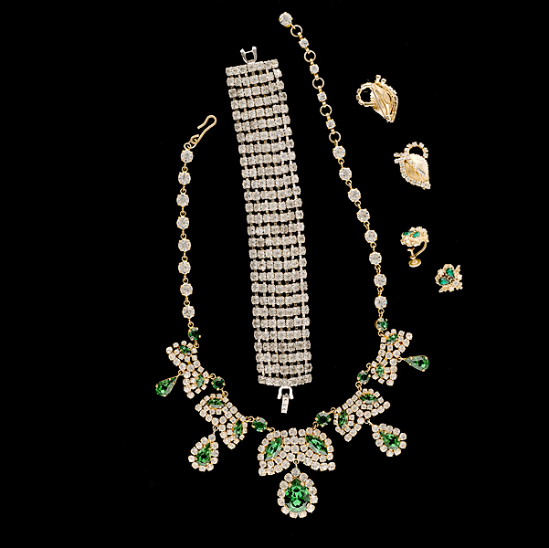 Weiss Earclips Necklace and