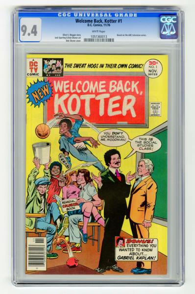 Welcome Back Kotter #1 CGC 9.4 D.C.
