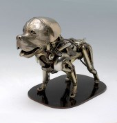WELDED DOG SCULPTURE: ''Barcal