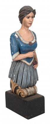 WELL-CARVED COPY OF A SHIP’S F