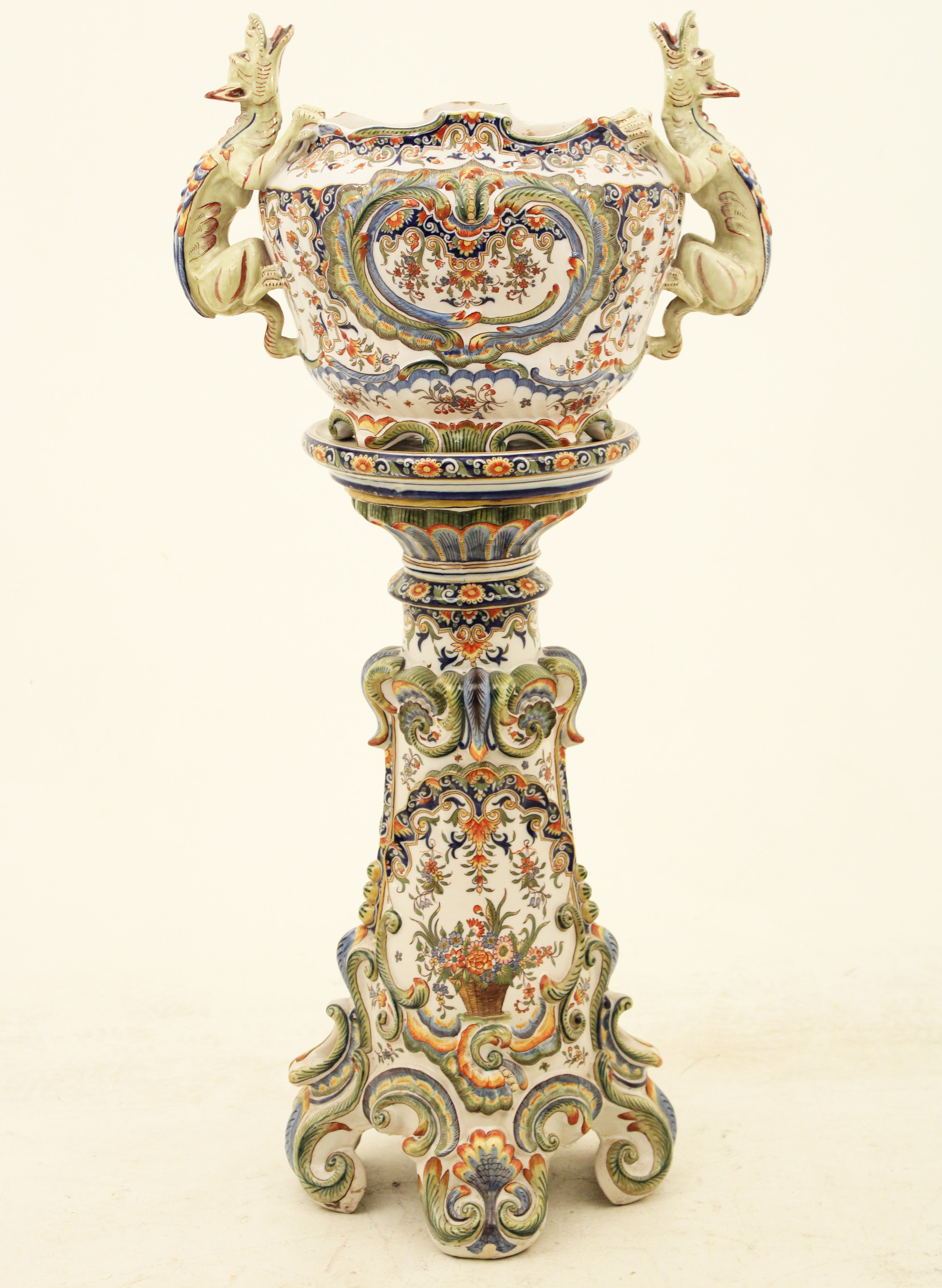 WELL-ENAMELED FRENCH ROUEN