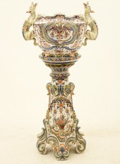 WELL-ENAMELED FRENCH ROUEN FAI