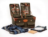 WELL-FITTED CANVAS PICNIC BASK