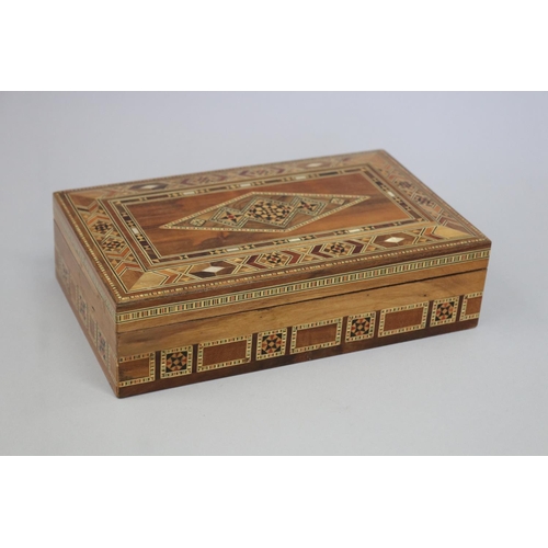 Well made tunbridge ware box,