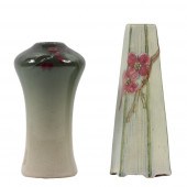 WELLER ART POTTERY 2PC. GROUP: