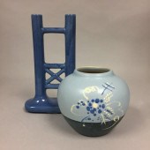 WELLER ART POTTERY DOUBLE SPIL