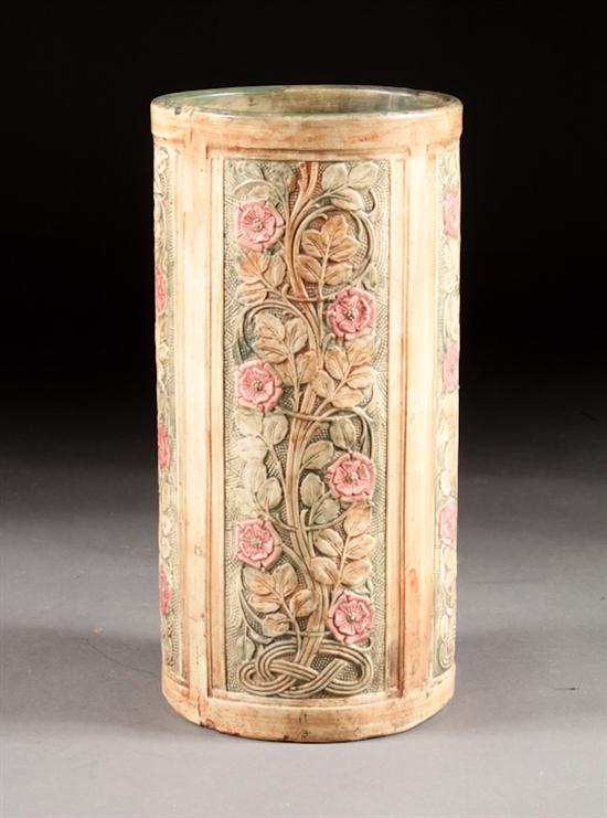 Weller art pottery umbrella stand