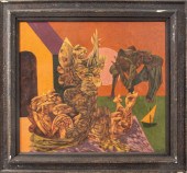 WELLER "BATHERS" OIL ON CANVAS