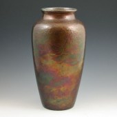 Weller Bronzeware vase with ir