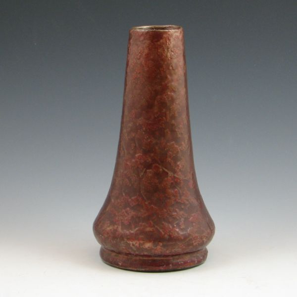 Weller Bronzeware vase with reddish