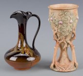 WELLER CHALICE & ROOKWOOD EWER