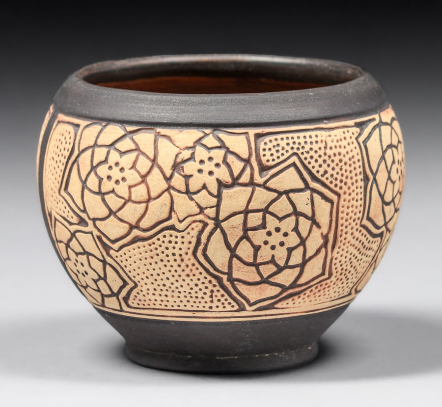 WELLER CLAYWOOD VASE C1910SWeller