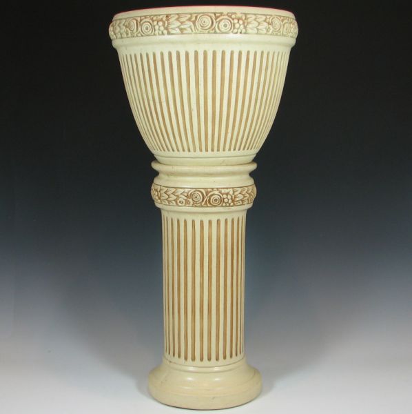 Weller Clinton Ivory jardiniere and