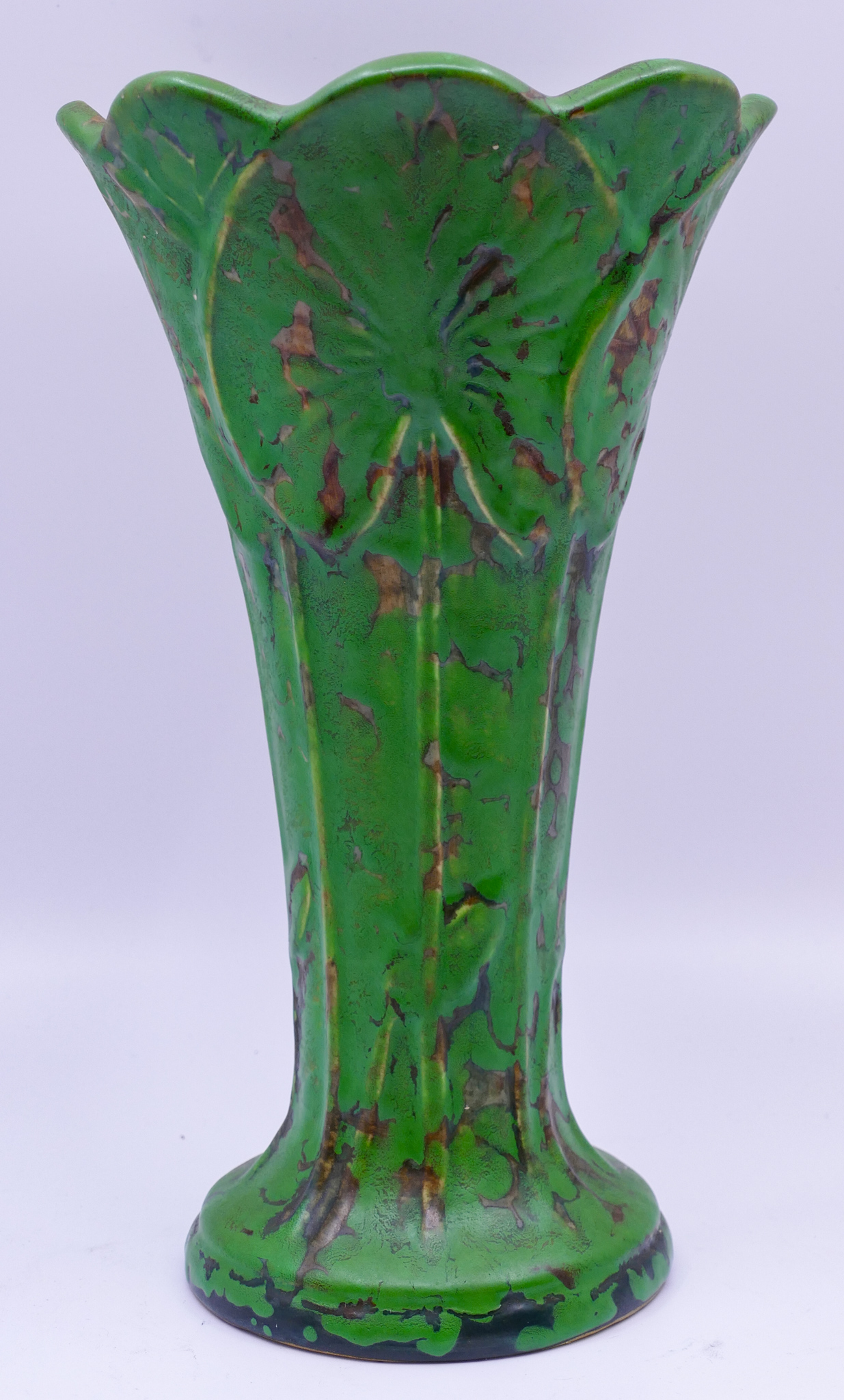 Weller Coppertone Green Pottery
