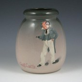 Weller Dickensware 3 vase with